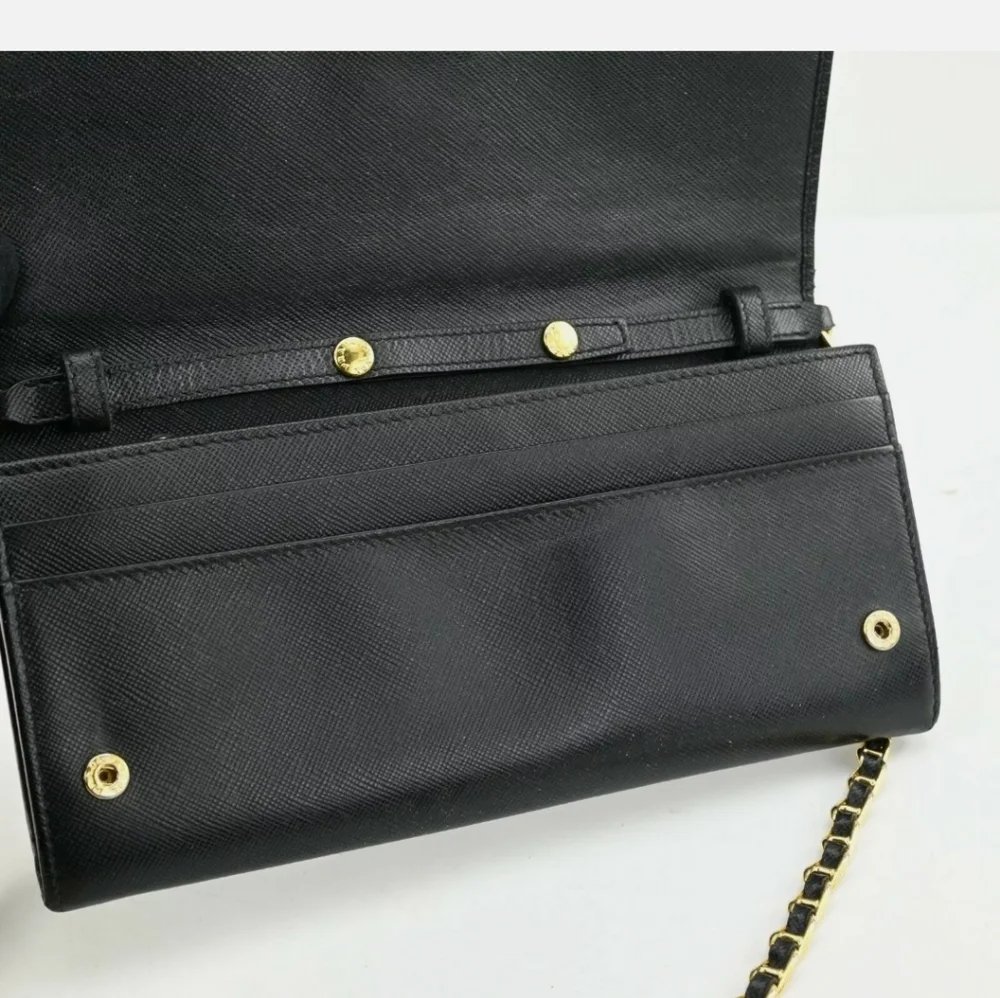 Prada Saffiano Wallet on a Chain - Picture 4 of 8